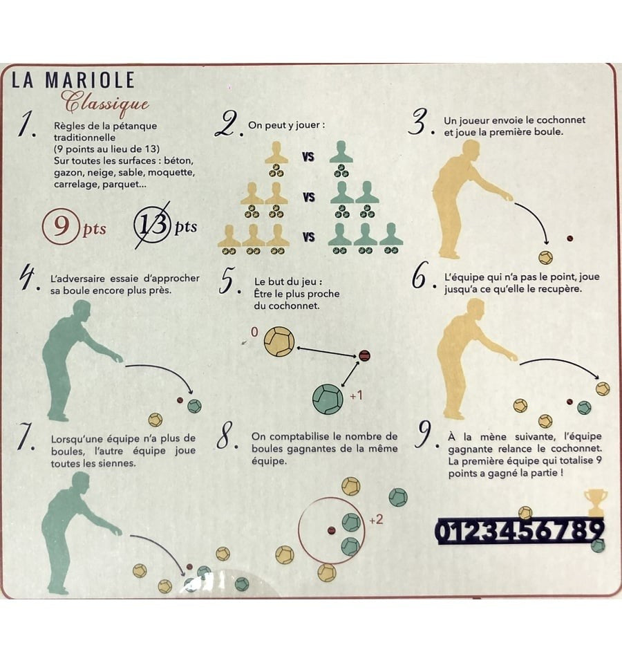 La Mariole - Indoor Petanque Set