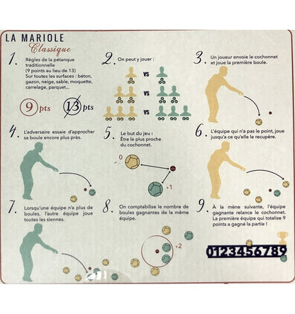 La Mariole - Indoor Petanque Set