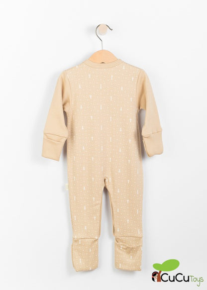 Wooly Organic - Eco-friendly Baby Pajamas - Brown