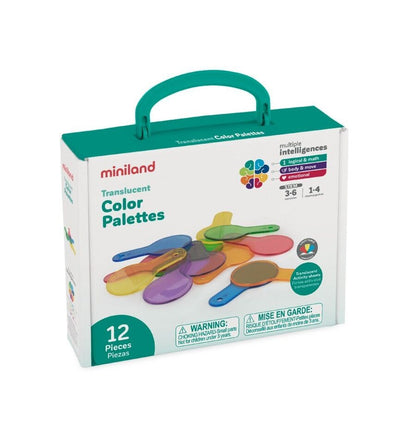 Paletas translúcidas coloridas