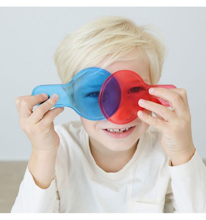 Paletas translúcidas coloridas