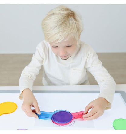 Paletas translúcidas coloridas