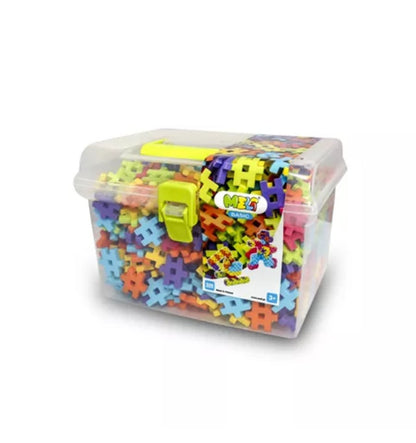 Meli - Blocos Básicos, Caixa de Viagem Construtora, 500 peças 