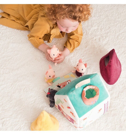 The Wolf and the Three Little Pigs Houses