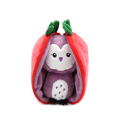 Violet, Owl and Strawberry