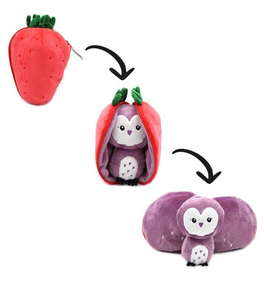Violet, Owl and Strawberry