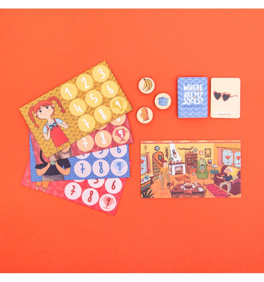 Where are my socks?, observation game