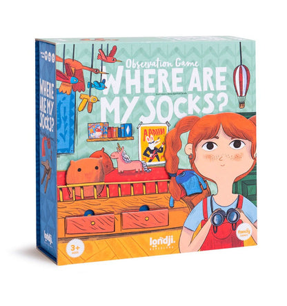 Where are my socks?, observation game