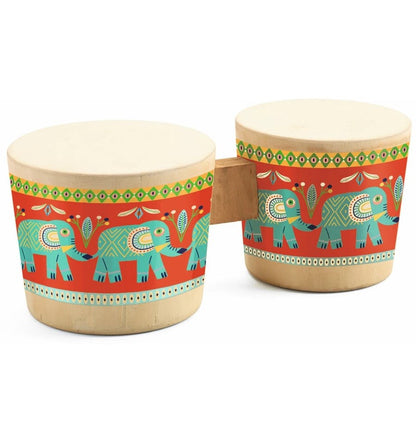 Bongôs de madeira Animambo