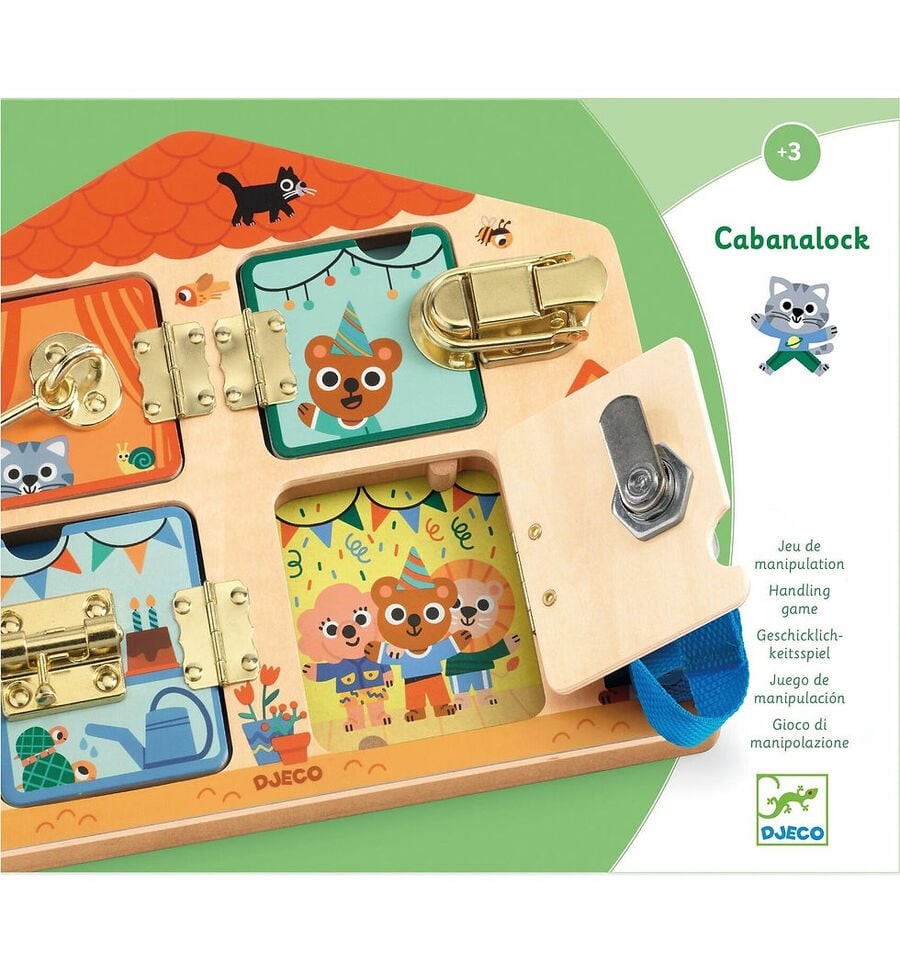 Djeco - CabanaLock, manipulation game