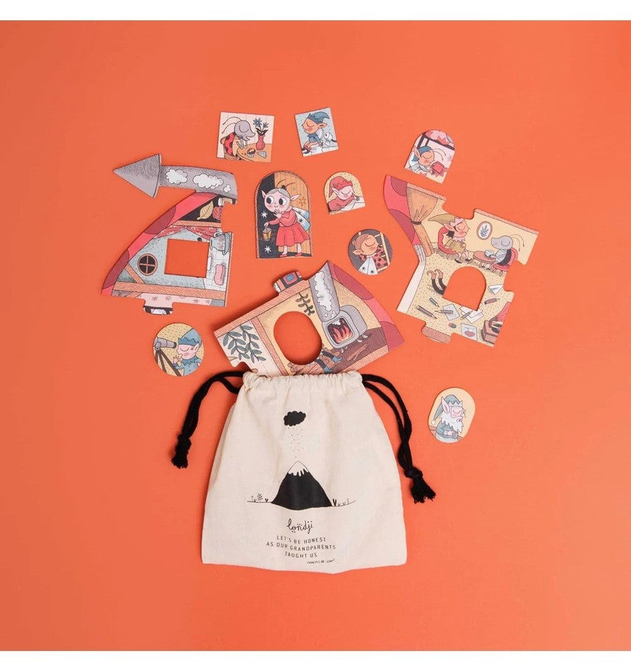 Sweet dreams, puzzle reversible de encajar