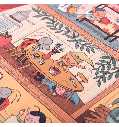 Sweet dreams, puzzle reversible de encajar