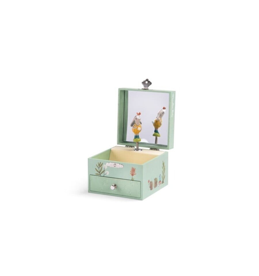 Chest music box - Trois Petits Lapins