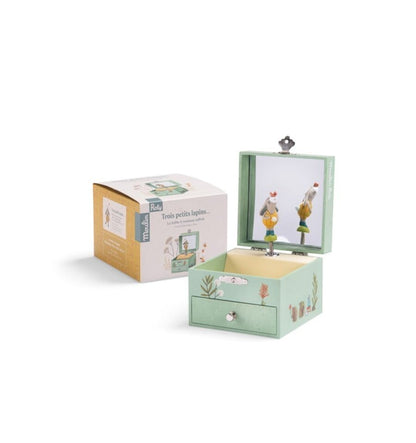 Chest music box - Trois Petits Lapins