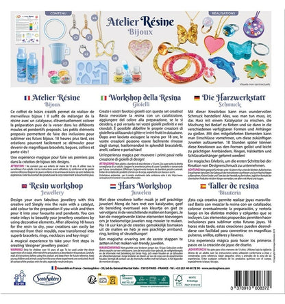 Oficina de joias de resina