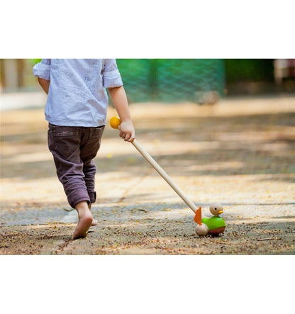 Andador de madeira, Ande com o pato