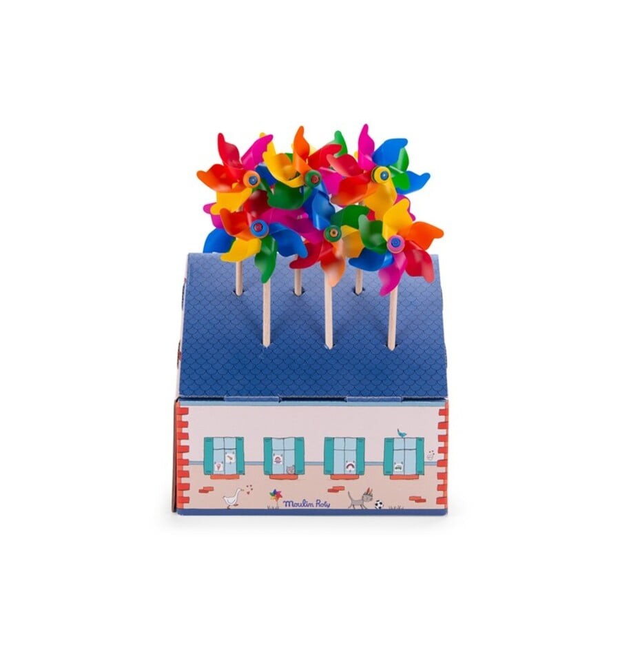 Multicolored windmill