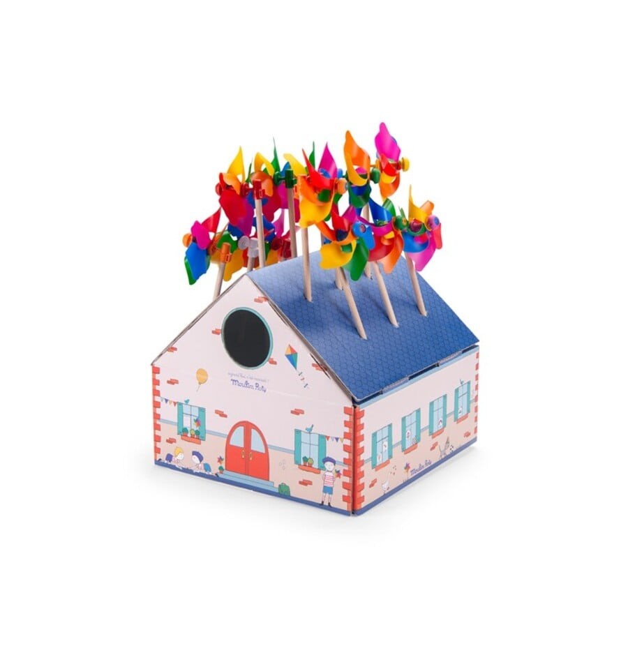 Multicolored windmill