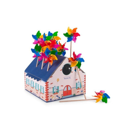 Multicolored windmill