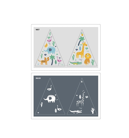 Small color-changing jungle umbrella