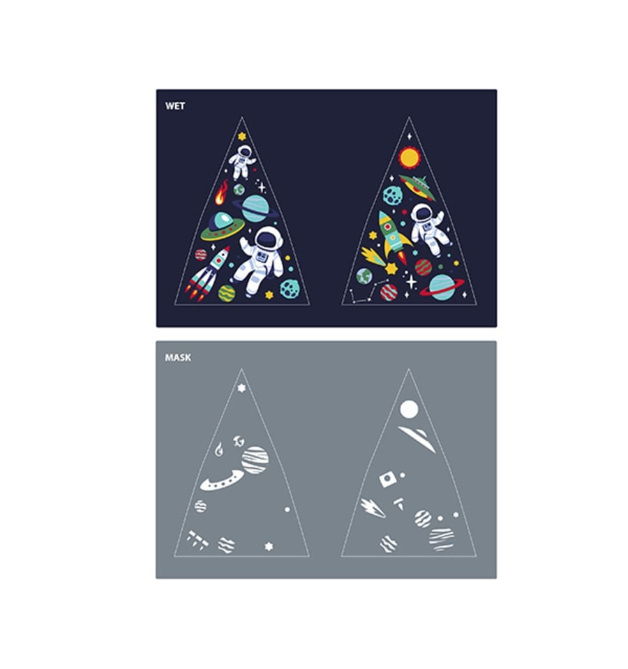 Medium Color Changing Space Umbrella