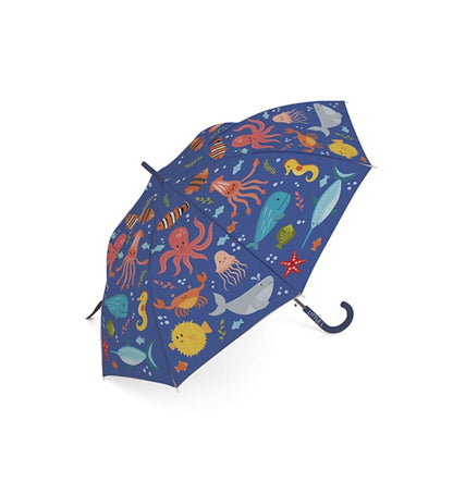 Paraguas mediano del mar que cambia de color