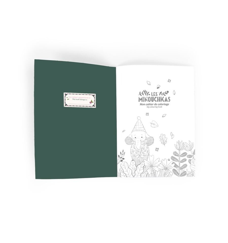 Livro de colorir Les Minouchkas
