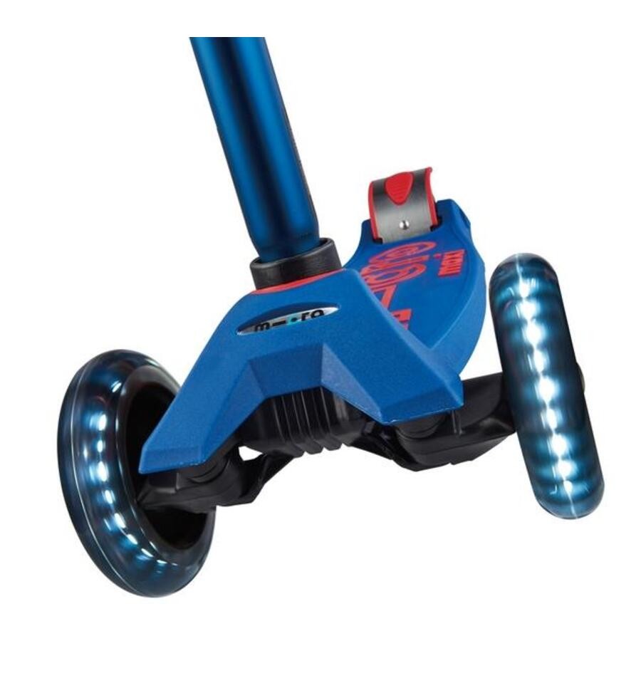 Patinete Maxi Deluxe Led Azul