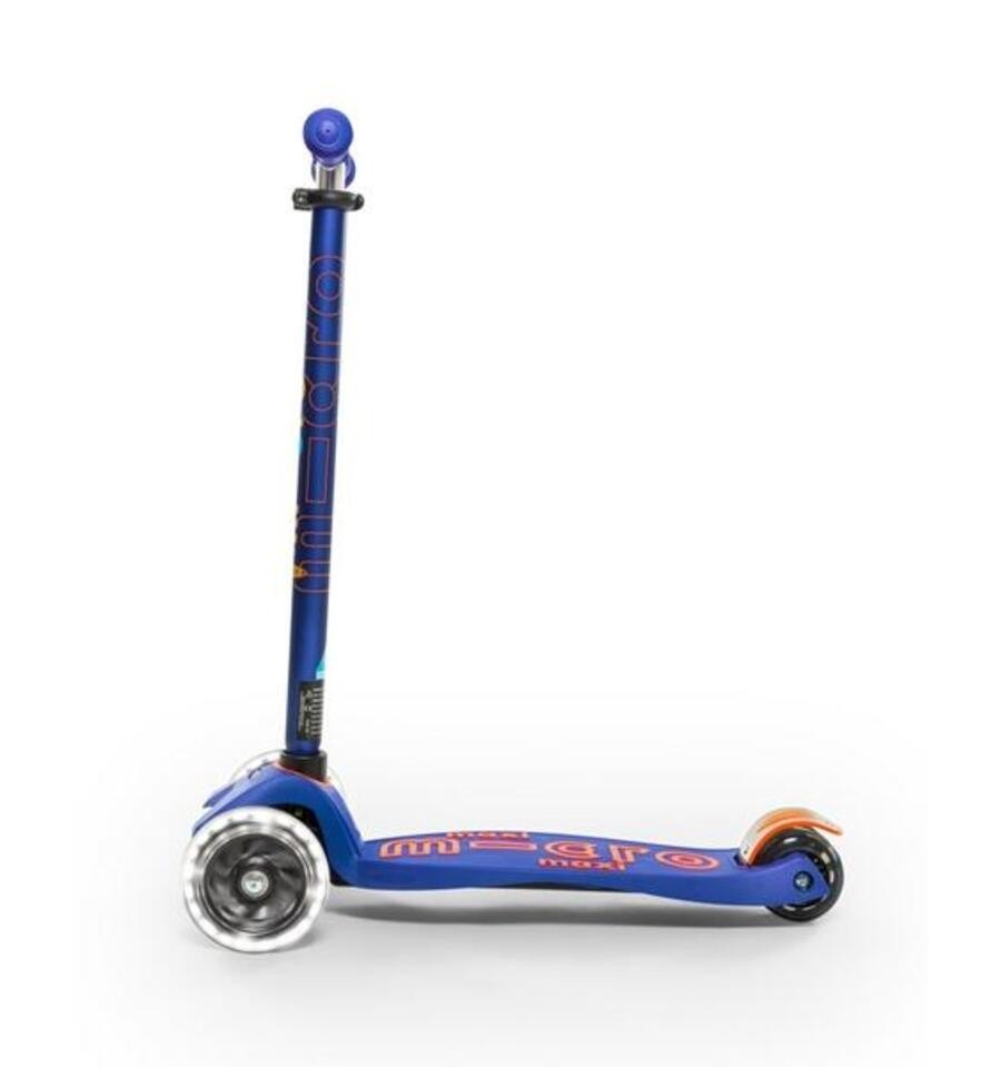 Patinete Maxi Deluxe Led Azul
