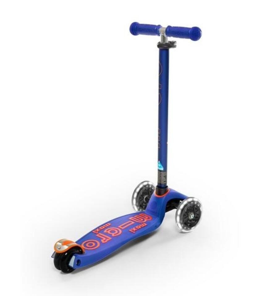 Patinete Maxi Deluxe Led Azul