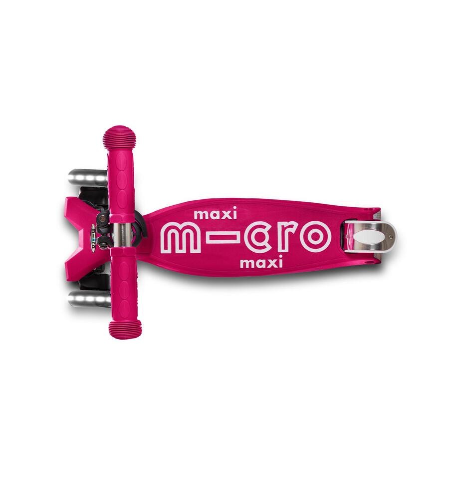 Patinete Maxi Deluxe Led Rosa