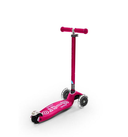 Patinete Maxi Deluxe Led Rosa