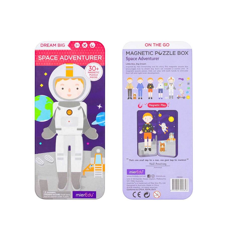 Space Adventurers, magnetic puzzle