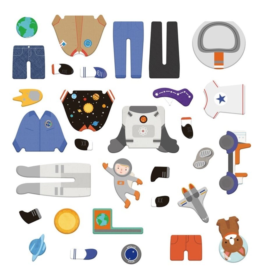 Space Adventurers, magnetic puzzle