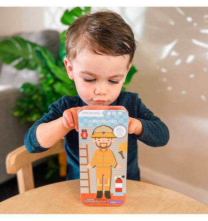 Firefighters, magnetic puzzle