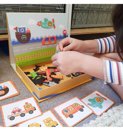 Vehicles, magnetic briefcase