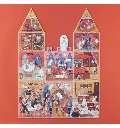 Quebra-cabeça luminescente encantado de 100 peças