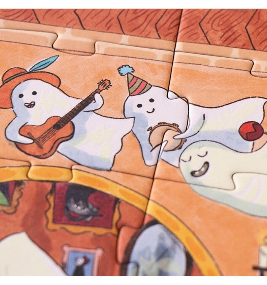 Quebra-cabeça luminescente encantado de 100 peças