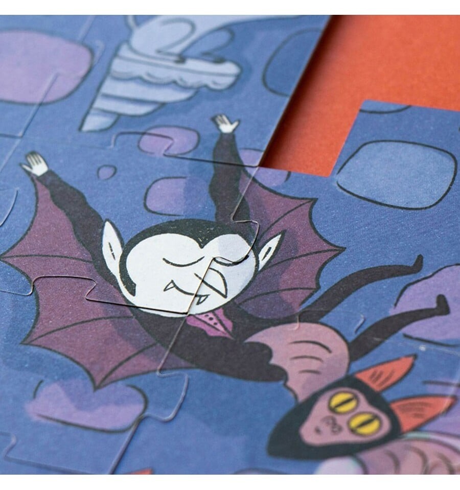 Quebra-cabeça luminescente encantado de 100 peças