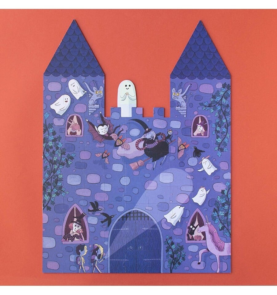 Quebra-cabeça luminescente encantado de 100 peças