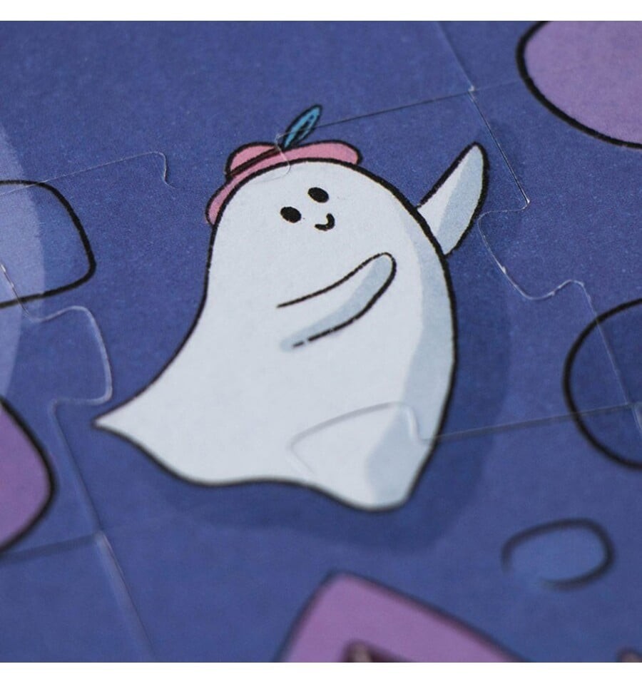 Quebra-cabeça luminescente encantado de 100 peças