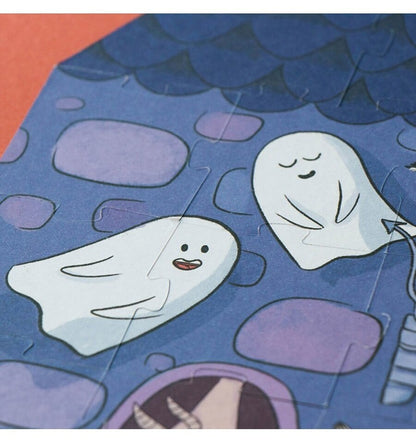 Quebra-cabeça luminescente encantado de 100 peças