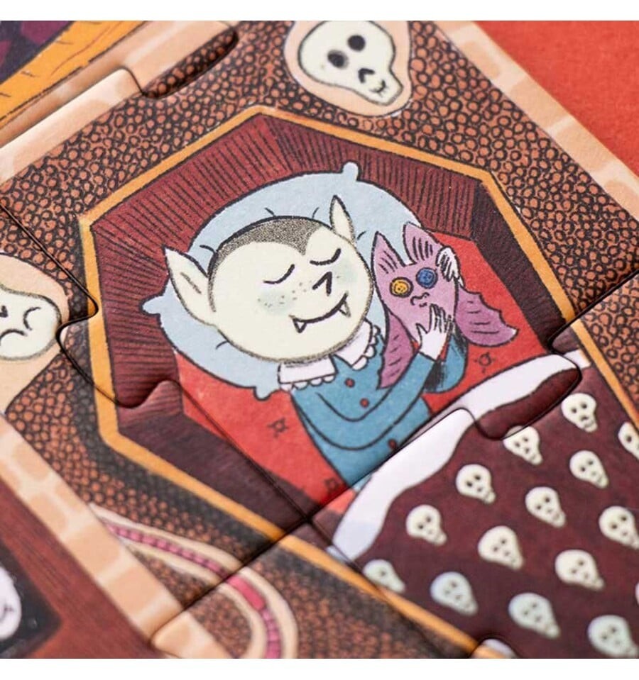 Quebra-cabeça luminescente encantado de 100 peças