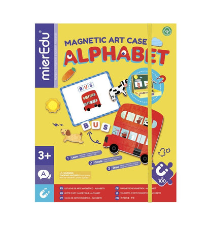 Alphabet, magnetic briefcase