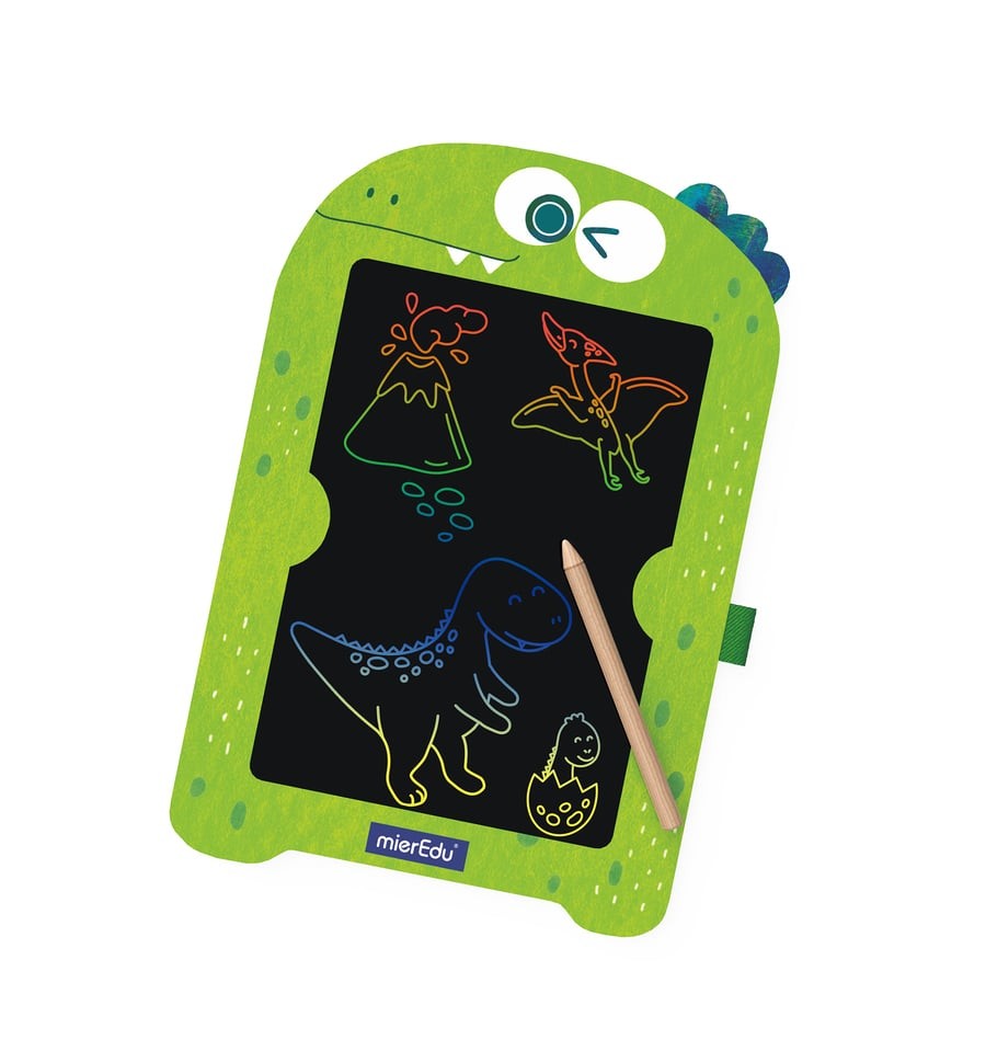 Prancheta LCD de dinossauro