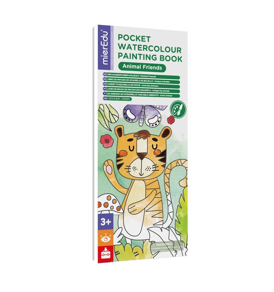 Caderno de bolso em aquarela - Animais