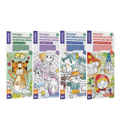 Caderno de bolso em aquarela - Animais