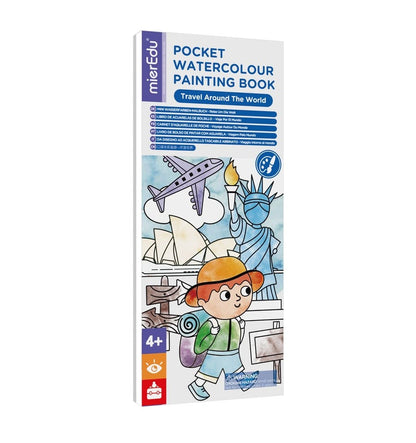 Caderno de bolso aquarela - Viagem
