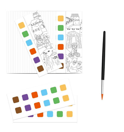 Caderno de bolso aquarela - Viagem