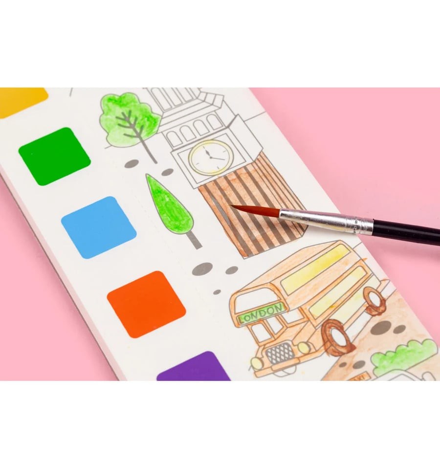 Caderno de bolso aquarela - Viagem